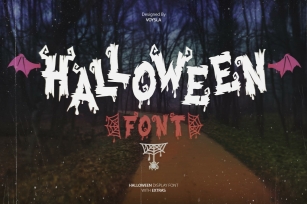 Halloween Display with Extras Font Download