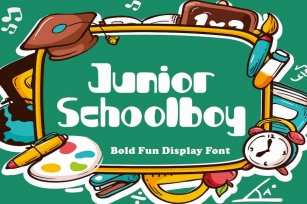 Junior Schoolboy - Bold Fun Display Font Font Download