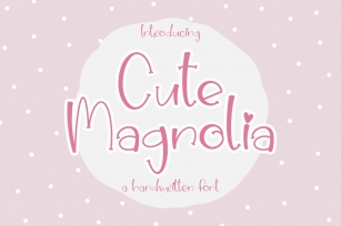 Cute Magnolia Font Download