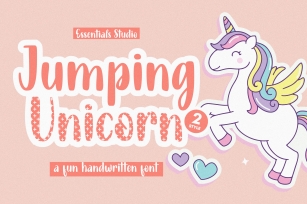 Jumping Unicorn Font Download