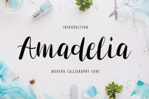 Amadelia Typeface Font Download