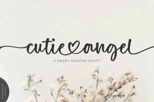Cutie Angel Modern Handwritten Font Download