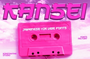 Kansei - Japanese Y2K Fonts Font Download