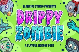 Drippy Zombie Font Download