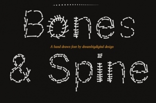 Bones and Spine Font Download