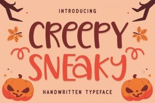 Creepy Sneaky Font Download