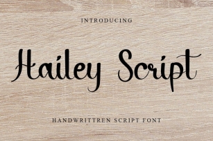 Hailey Script Font Download