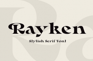 Rayken - Stylish Serif Font Font Download