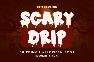 Scary Drip Font Download