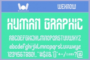 Human Graphic Font Download