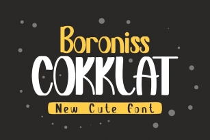 Boroniss cokklat font Font Download