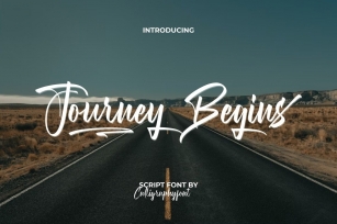 Journey Begins Font Download