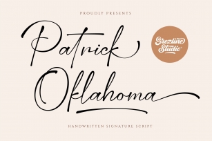 Patrick Oklahoma Font Download