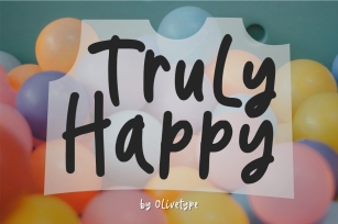 Truly Happy Font Download