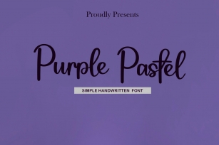 Purple Pastel Font Download