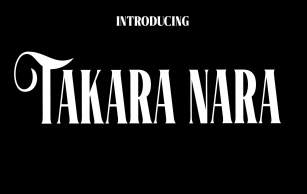 Takara Nara Font Download