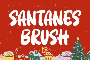 Santanes Brush Font Download