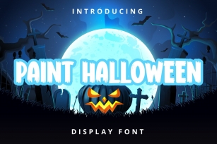 Paint Halloween Font Download