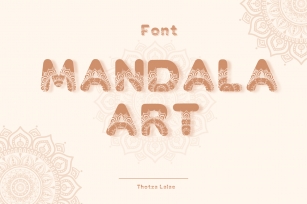 Mandala Art Font Download