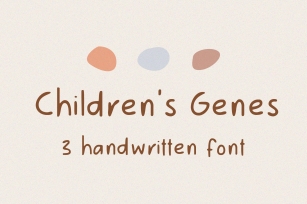 Children's Genes Font Download