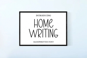 Home Writing Font Download