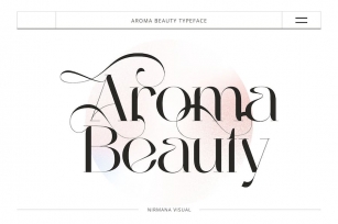 Aroma Beauty - Wedding Font Font Download