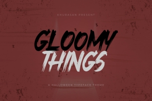 Gloomy Things Font Download