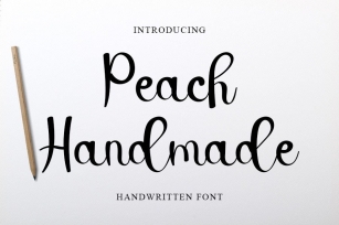 Peach Handmade Font Download