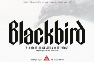 Blackbird Font Download