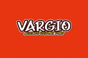 Vargio - Allcaps Display Font Font Download