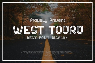 WEST TOURU FONT Font Download