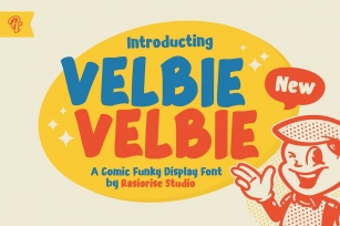Velbie - Cartoon Display Font Font Download