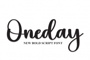 Oneday Font Download