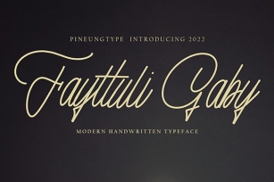 Fayttuli Gaby Font Download