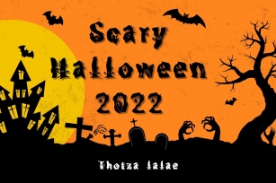 Scary Halloween 2022 Font Download