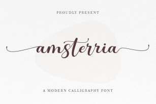 Amsterria Font Download