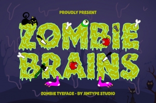 Zombie Brains Font Download