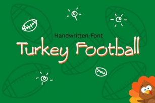 Turkey Football Font Download