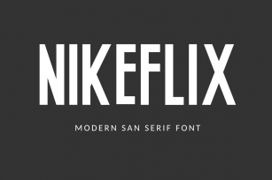 Nikeflix Font Download