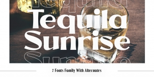 Tequila Sunrise Font Download