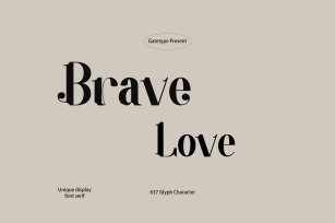 Brave Love Font Download