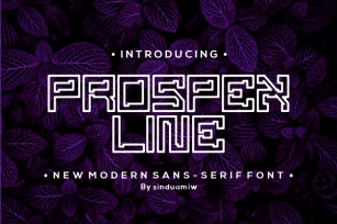 Prospex Line Font Download