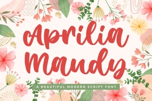 Aprilia Maudy Font Download