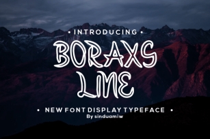 Boraxs Line Font Download
