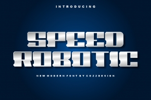 Speed Robotic Font Download