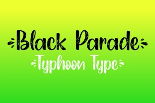 Black Parade Font Download