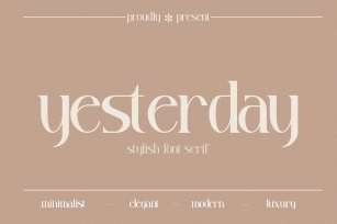 yesterday Font Download