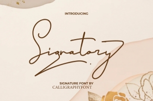Signatory Font Download