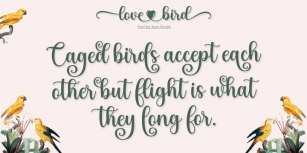 Love Bird Script Font Download