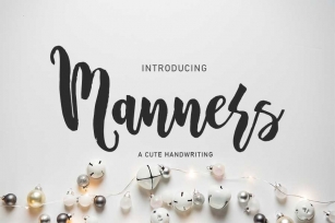 Manners Font Download